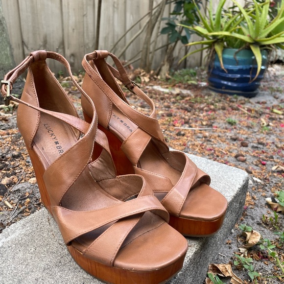 LUCKY BRAND wedge heels size 8 - Picture 6 of 7